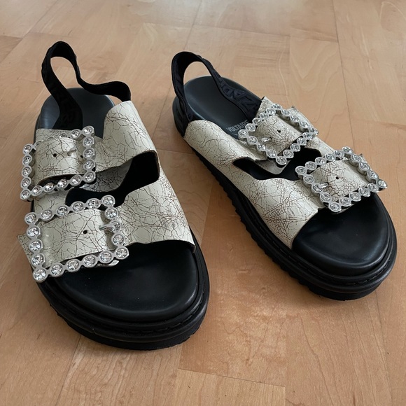 Zadig and Voltaire Alpha Grunge Slingback Sandal - Picture 5 of 6